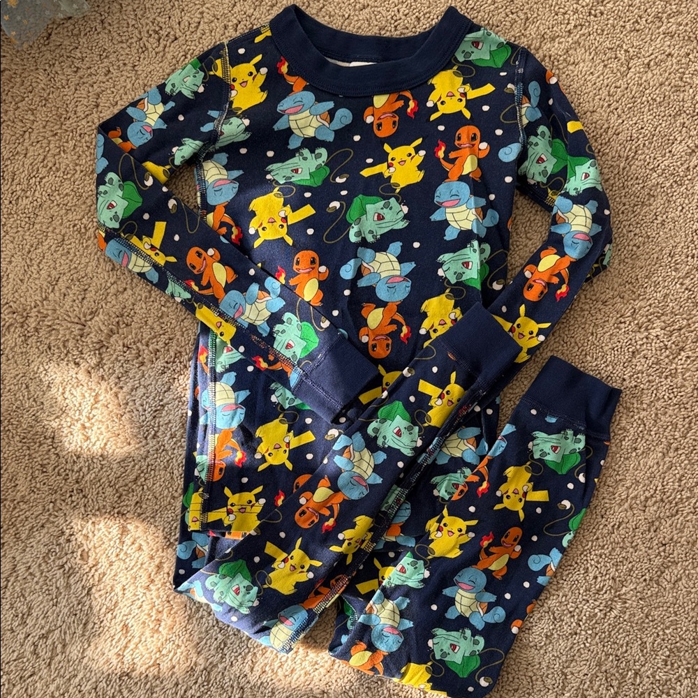 Hanna Andersson Pokémon Organic Pajamas - Navy Blue